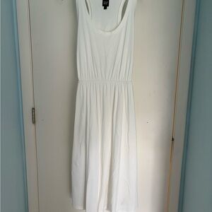 GAP Classic White Midi Dress